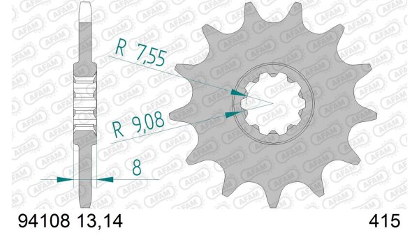 DC AFAM Ritzel 415 - 13Z 94108-13