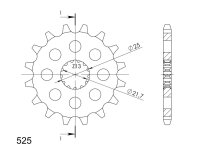 Supersprox Ritzel 525 - 16Z CST-520:16|feinverzahnt...