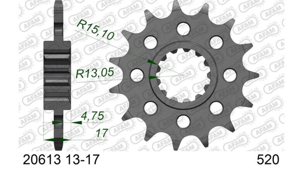 DC AFAM Ritzel 520 - 16Z 20613-16