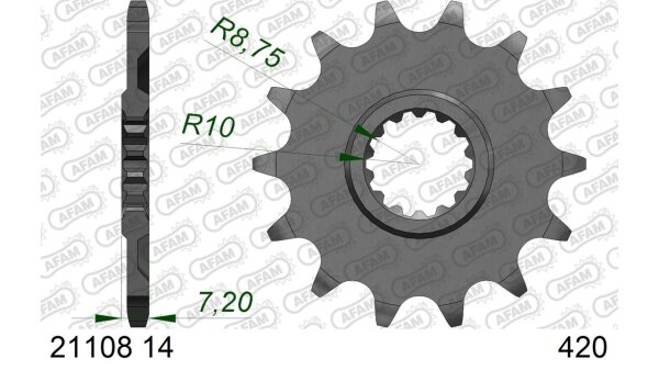 DC AFAM Ritzel 420 - 14Z 21108-14