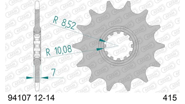 DC AFAM Ritzel 415 - 12Z 94107-12