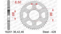 DC AFAM Stahl-Kettenrad 428 - 42Z (Silber) 16201-42| ID...