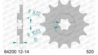 DC AFAM Ritzel 520 - 14Z 64200-14