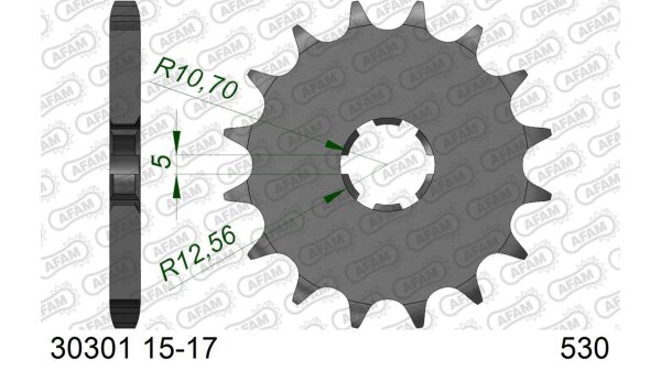 DC AFAM Ritzel 530 - 16Z 30301-16