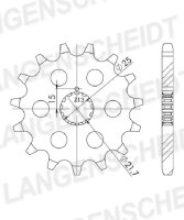 Supersprox Ritzel 630 - 14Z CST-518:14|feinverzahnt...