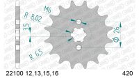 DC AFAM Ritzel 420 - 16Z 22100-16