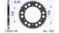 DC AFAM Alu-Kettenrad 520 - 46Z (Gun Metal) 13323+46 | ID...