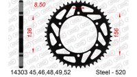 DC AFAM Stahl-Kettenrad 520 - 52Z (Silber) 14303-52| ID...