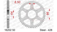 DC AFAM Stahl-Kettenrad 428 - 50Z (Silber) 16202-50| ID...