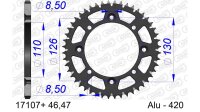 DC AFAM Alu-Kettenrad 420 - 47Z (Gun Metal) 17107+47 | ID...