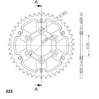 Supersprox Stealth-Kettenrad 525 - 43Z (gold)...