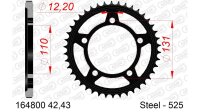 DC AFAM Stahl-Kettenrad 525 - 42Z (Schwarz) 164800-42| ID...