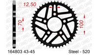 DC AFAM Racing Stahl-Kettenrad 520 - 45Z (Schwarz)...