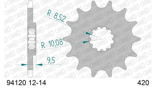 DC AFAM Ritzel 420 - 13Z 94120-13