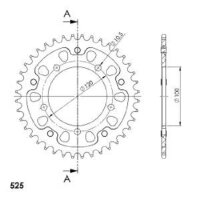 Supersprox Stealth-Kettenrad 525 - 40Z (schwarz)...
