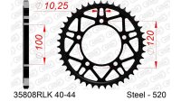 DC AFAM Racing Stahl-Kettenrad 520 - 42Z (Schwarz)...