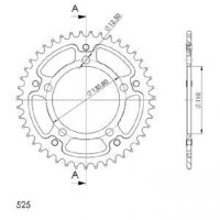 Supersprox Stealth-Kettenrad 525 - 43Z (schwarz)...