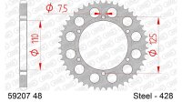 DC AFAM Stahl-Kettenrad 428 - 48Z (Silber) 59207-48| ID...