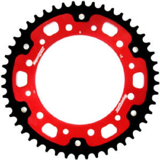 Supersprox Stealth-Kettenrad 525 - 48Z (rot) RST-6:48-RED|ID 140,0 LK 168,0 6-Loch