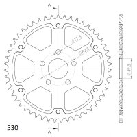 Supersprox Stealth-Kettenrad 530 - 53Z (silber)...