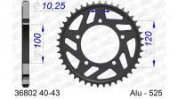 DC AFAM Alu-Kettenrad 525 - 41Z (Gun Metal) 36802-41 | ID...