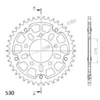 Supersprox Stealth-Kettenrad 530 - 42Z (silber)...