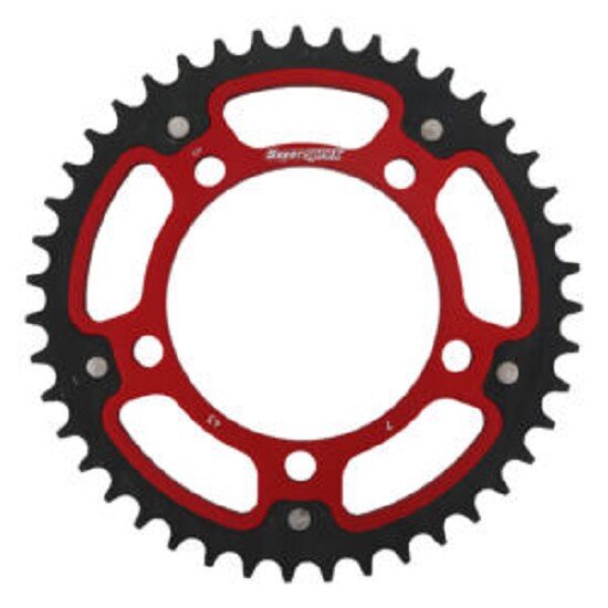 Supersprox Stealth-Kettenrad 525 - 43Z (rot) RST-7:43-RED|ID 110,0 LK 130,8 5-Loch