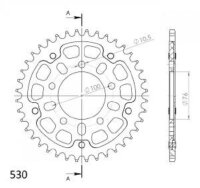 Supersprox Stealth-Kettenrad 530 - 40Z (schwarz)...