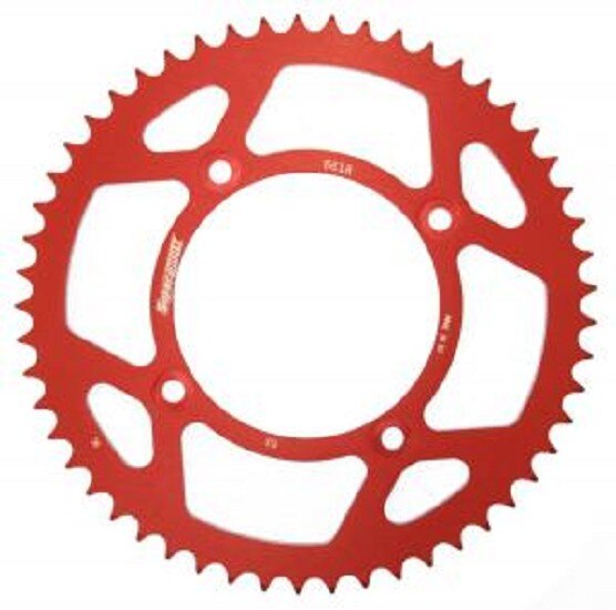 Supersprox Alu-Kettenrad 420 - 53Z (rot) RAL-6618:53-RED|ID 100,0 LK 120,0 4-Loch