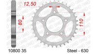 DC AFAM Stahl-Kettenrad 630 - 35Z (Silber) 10800-35| ID...