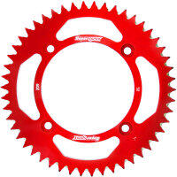 Supersprox Alu-Kettenrad 420 - 50Z (rot) RAL-209:50-RED|ID 110,0 LK 130,0 4-Loch