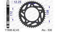 DC AFAM Alu-Kettenrad 530 - 43Z (Gun Metal) 11508-43 | ID...