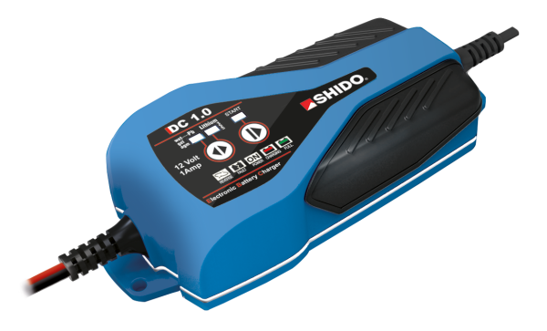 Shido Batterieladegerät DC 1.0 EU 7-/8-stufig 12V 1.0A