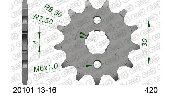 DC AFAM Ritzel 420 - 15Z 20101-15