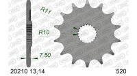 DC AFAM Ritzel 520 - 13Z 20210-13