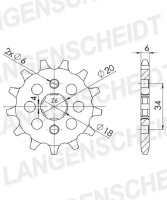 Supersprox Ritzel 520 - 10Z CST-451:10