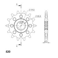 Supersprox Ritzel 520 - 14Z CST-1447:14