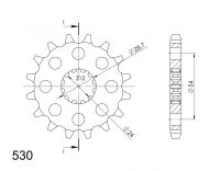 Supersprox Ritzel 530 - 15Z CST-517:15|feinverzahnt...