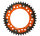 Supersprox Stealth-Kettenrad 525 - 42Z (orange) RST-899:42-ORG|ID 125,0 LK 150,0 6-Loch