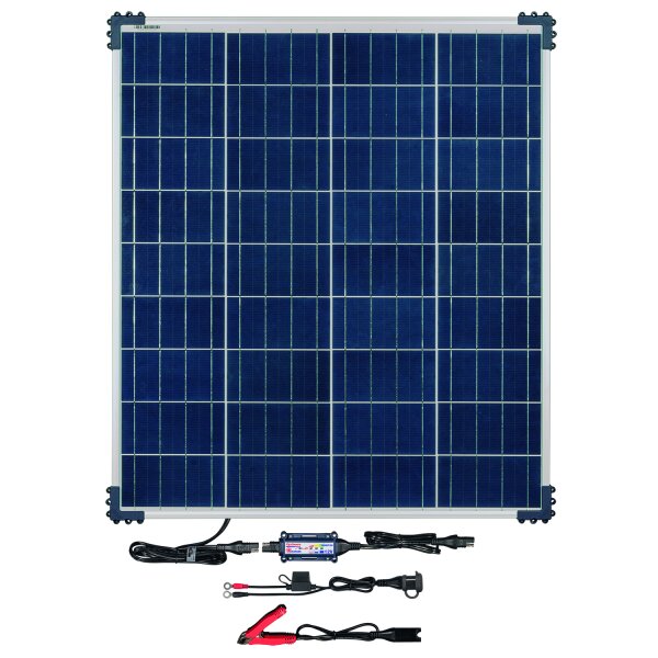 Optimate Batterieladegerät SOLAR + 80W Solar-Pa SolarImpuls-Ladegerät 12V, 6.67A STD/AGM/Gel