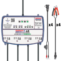 Optimate Batterieladegerät 2 Duo 4-Bank 5-stufig, 12V/12.8V/13.2V, 0.8A STD/AGM/Gel/Lithiu