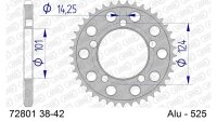 DC AFAM Alu-Kettenrad 525 - 42Z (Gun Metal) 72801-42 | ID...