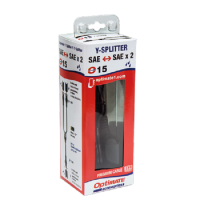 Optimate CABLE O-15 (SAE) Y-Splitter, SAE IN auf 2 x OUT