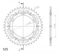 Supersprox Stealth-Kettenrad 525 - 42Z (silber)...