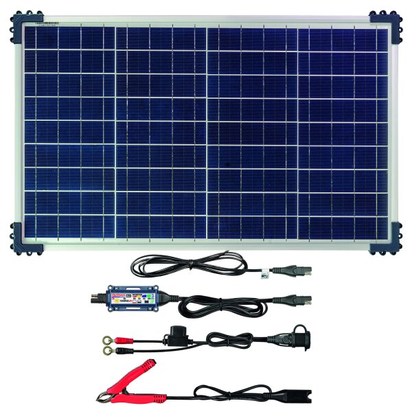 Optimate Batterieladegerät Solar Duo + 40W P SolarImpuls-Ladegerät 12V, 3.33A STD/AGM/Gel