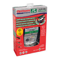 Optimate Batterieladegerät Lithium 4S 10A 10-stufig, 12.8V/13.2V