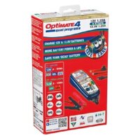 Optimate Batterieladegerät 4 Quad Program CAN-bus 9-stufig, 12V/12,8V 1,25A STD/AGM/Gel/Lithium (inklusive Kabel O19)