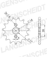 Supersprox Ritzel 420 - 13Z CST-1127:13|grobverzahnt...