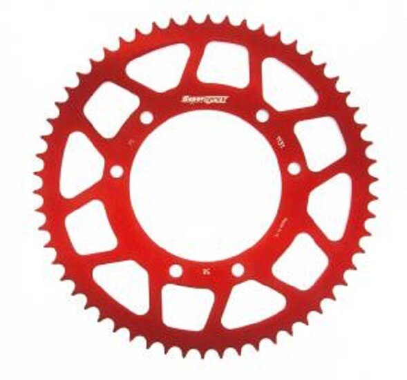 Supersprox Alu-Kettenrad 420 - 58Z (rot) RAL-1131:58-RED|ID 105,0 LK 125,0 6-Loch