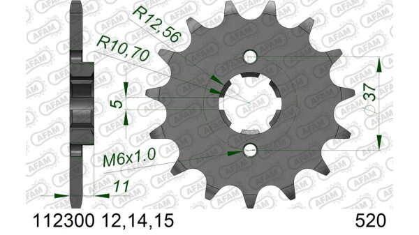 DC AFAM Ritzel 520 - 12Z 112300-12